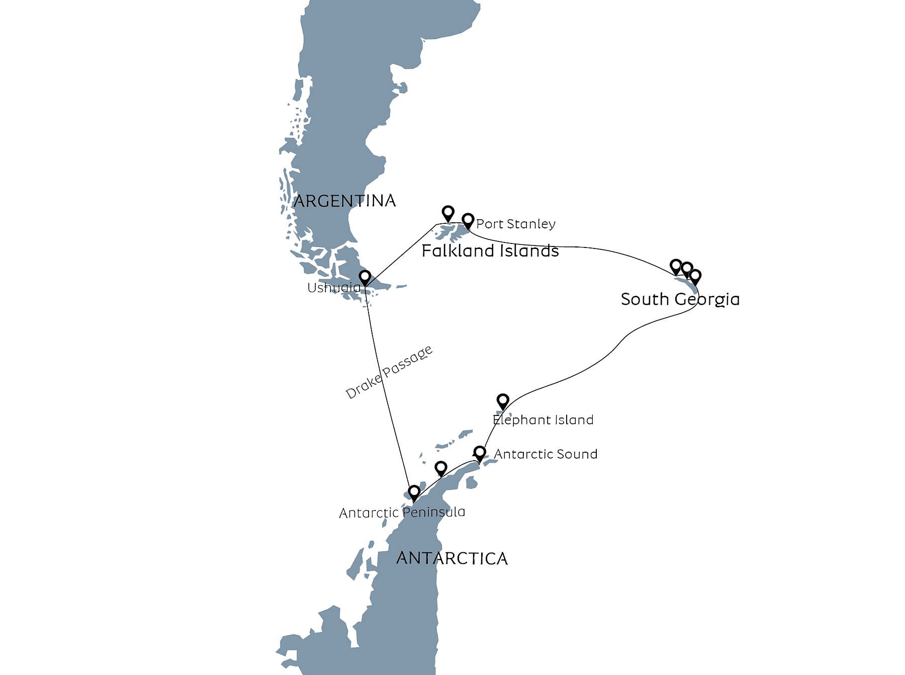 Epische Reise: Falklandinseln, Südgeorgien & Antarktis | OCEAN VICTORY - Leguan Reisen