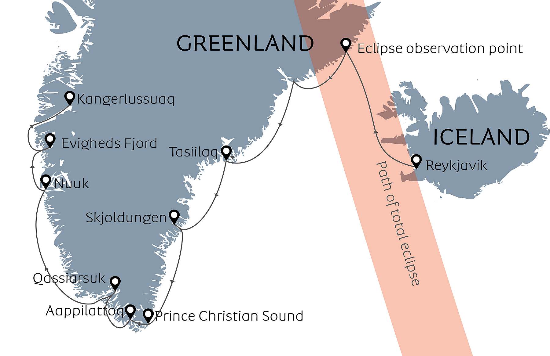 Grönland 2026: Im Bann der totalen Sonnenfinsternis | OCEAN ALBATROS - Leguan Reisen