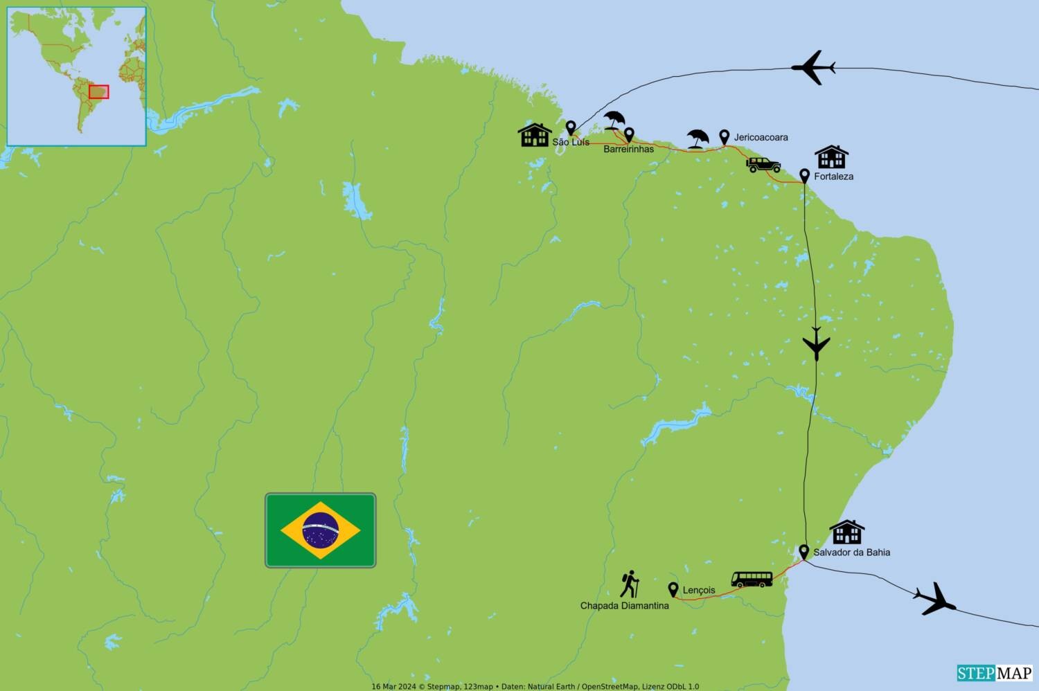 Brasiliens überraschender Nordosten: 15-tägige Individualreise - Leguan Reisen