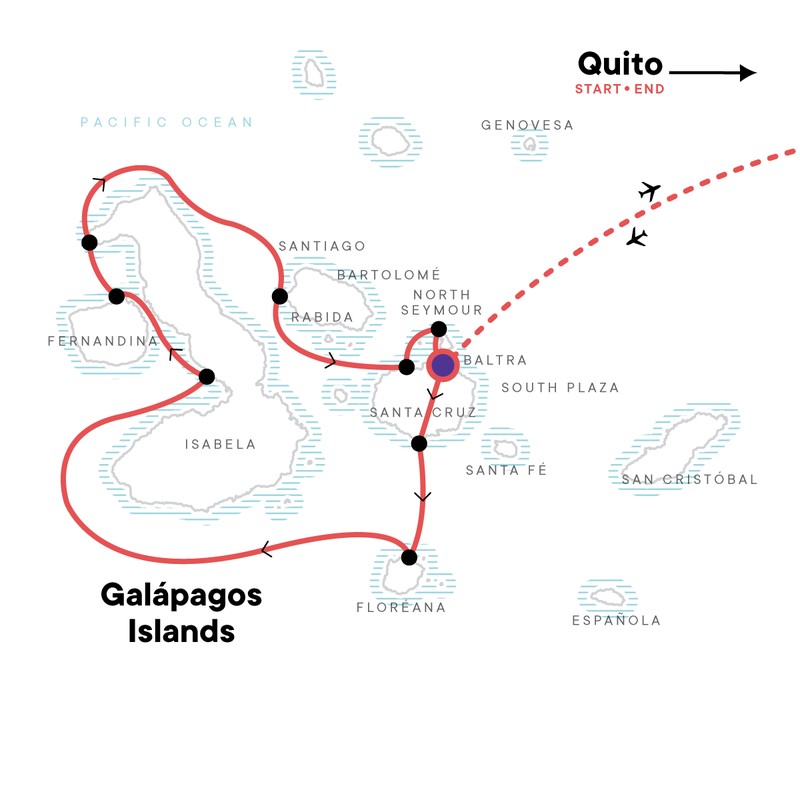 Galápagos - Westliche und zentrale Inseln | 10 Tage REINA SILVIA VOYAGER\