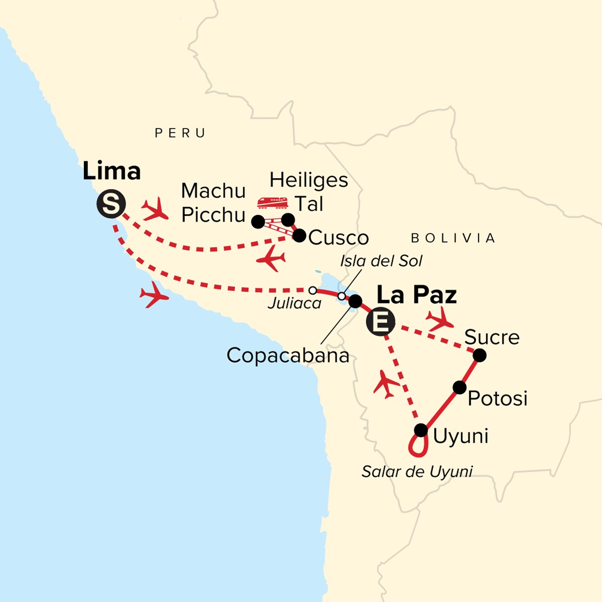 Die Schätze von Peru und Bolivien | 16 Tage Gruppenreise - Leguan Reisen