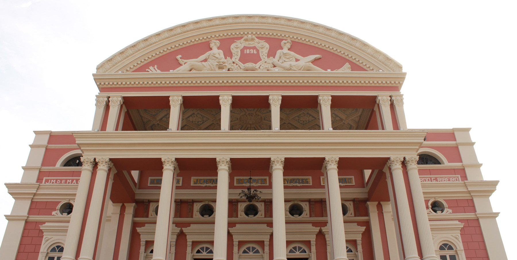 Brasilien-Amazonas-Manaus-Theater-Außenansicht