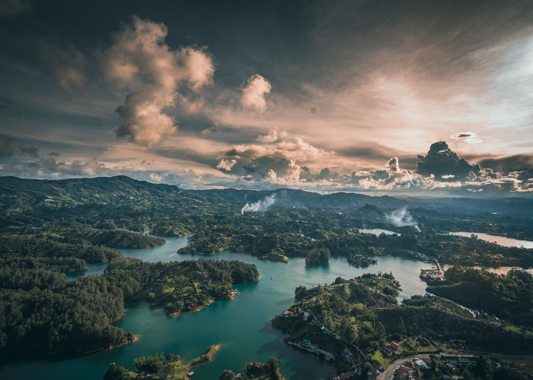 Kolumbien_Medellín_Guatapé_Blick von oben