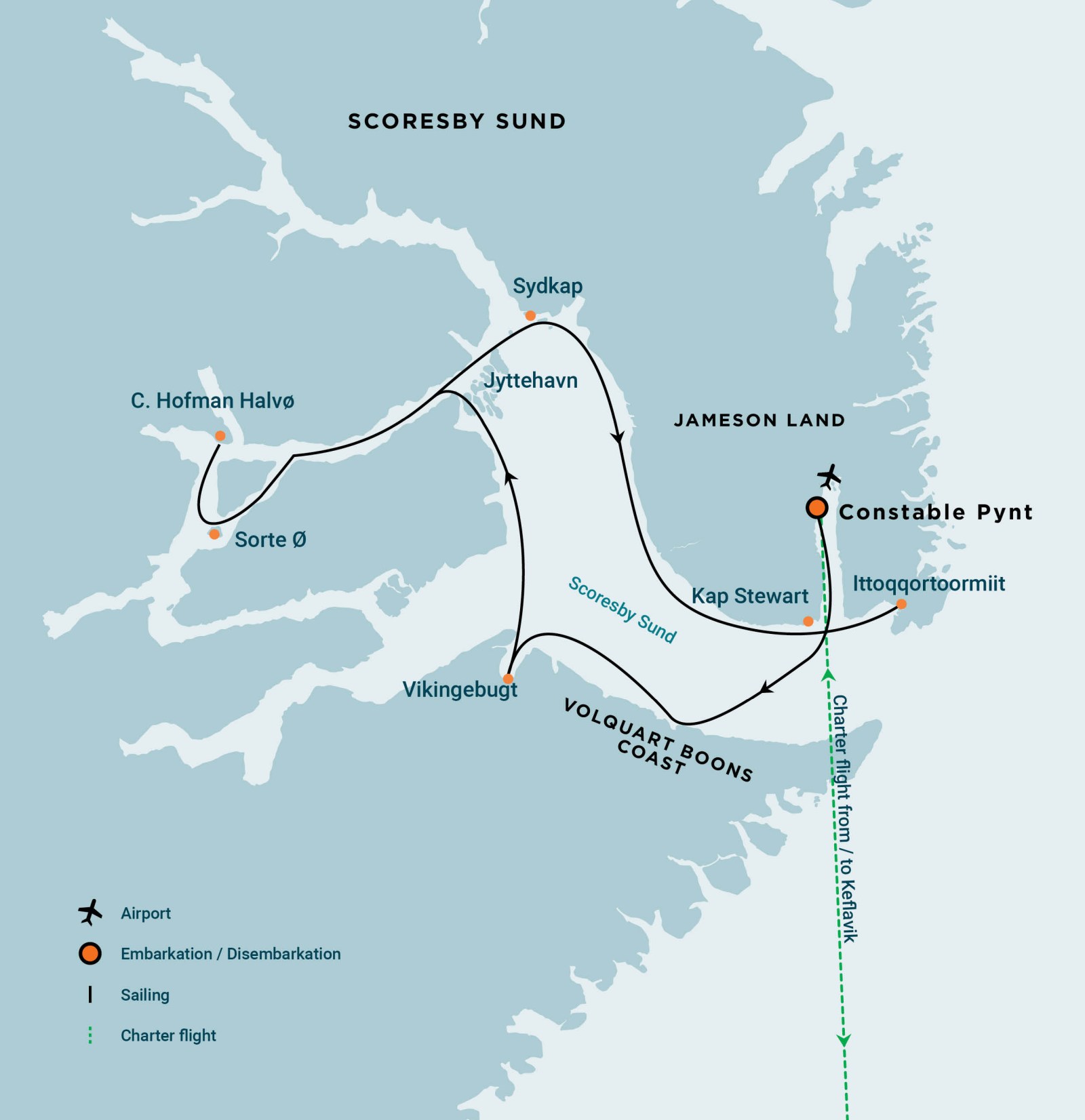 SV REMBRANDT VAN RIJN | Ostgrönland - Scoresby Sund & Aurora Borealis - Fly & Sail - Leguan Reisen